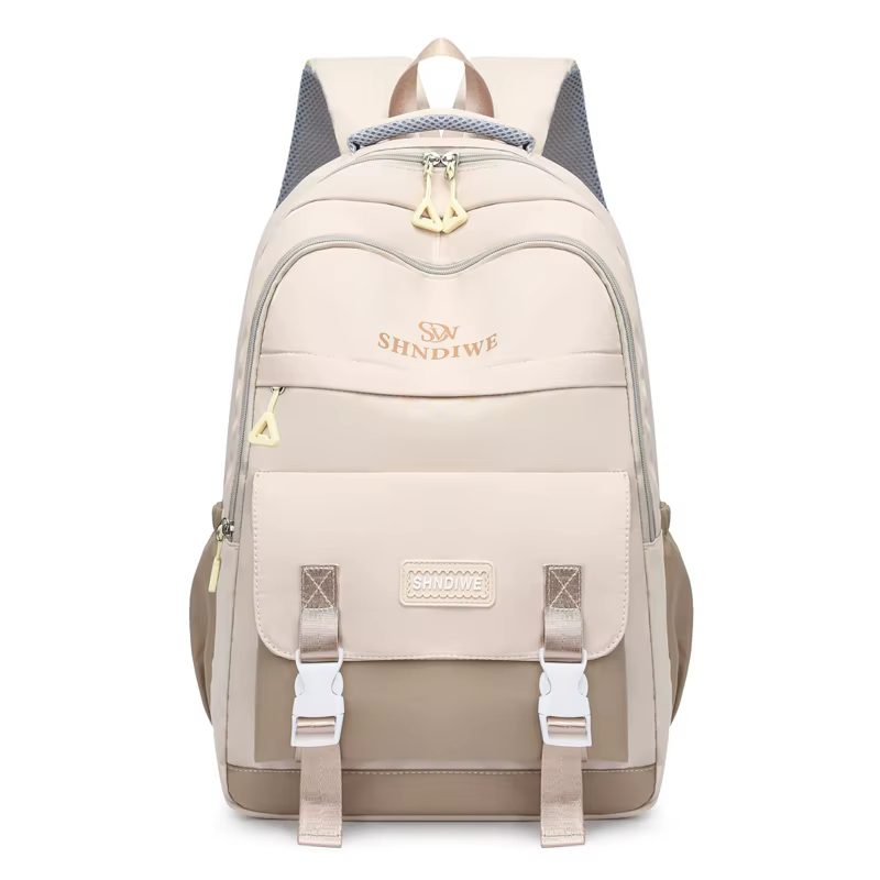 2024 Hot Sales High Quality Large Capacity Computer Bag Wide Shoulder Strap College Student Schoolbag Waterproof Backpack