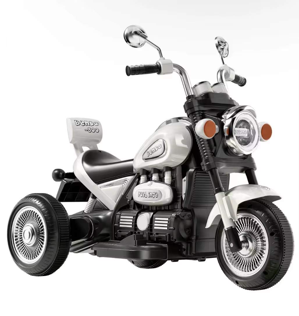Unisex 3-Wheel Electric Ride-on Car Battery Operated for Kids 3-8 Years Popular Style Small Plastic Wheels Fashionable All
